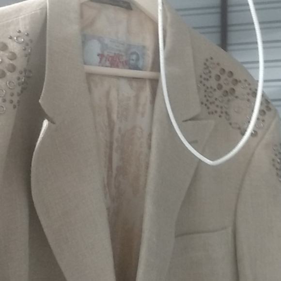 Tiglio Rosso Italian Ornate Blazer - Picture 9 of 15